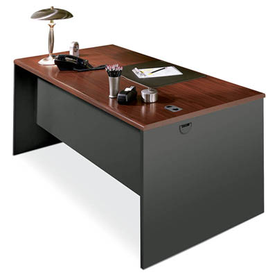 HON 38000 Steel Desk with Laminate Top